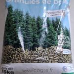 granulés de chauffage en guise de litière